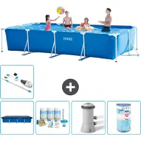 Intex Rechteckiger Frame Pool - 450x220x84 cm - 6-teilig S30255