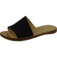 El naturalista Damen Pantoletten Tulip N5190 Schwarz