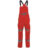 Kübler ACTIVIQ cotton+ Latzhose mittelrot/anthrazit 25 - 3450 3421-5597-25 - mittelrot/anthrazit