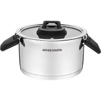 Arthur Martin 3er-Set Töpfe mit Klappgriffen - AM6321