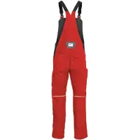Kübler ACTIVIQ cotton+ Latzhose mittelrot/anthrazit 40 - 3450 3421-5597-40 - mittelrot/anthrazit