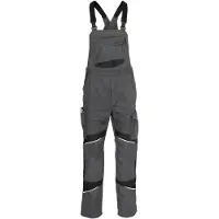 Kübler ACTIVIQ cotton+ Latzhose mittelrot/anthrazit 94 - 3450 3421-5597-94 - mittelrot/anthrazit