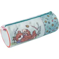 Nici Mäppchen Classic Bear, Rund, Federmäppchen, Schule, Plüsch, Polyester, Bunt, 20x8x8 cm, 44487