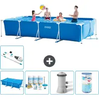 Intex Rechteckiger Frame Pool - 450x220x84 cm - 6-teilig S30257