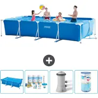 Intex Rechteckiger Frame Pool - 450x220x84 cm - 5-teilig S30244