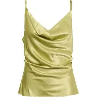Soaked in luxury Kurzarmbluse "Damen Bluse kurzarm SLKavalla", Damen, Gr. XL, grün (weeping willow), Obermaterial: 100% Polyester PES., Blusen Kurzarmbluse