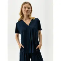 Holebrook Ellen V-neck Top navy (290) XS