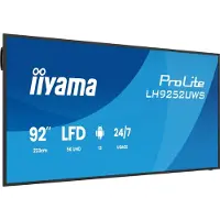 Iiyama LH9252UWS-B1AG, Kiosk-Design, 2,34 m (92"), LCD, 5120 x 2160 Pixel, WLAN, 24/7