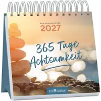 Sonstige Verlage Mini-Wochenkalender 365 Tage Achtsamkeit 2027