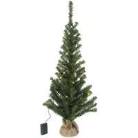 Best Season LED-Tannenbaum im Jutesack, ca.90 x 45 cm 30 warm white LED, batteriebetrieben, Timer, 600-61