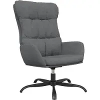 vidaXL Relaxsessel Hellgrau Stoff