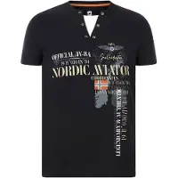 Jan Vanderstorm T-Shirt "T-Shirt ULJAS", Herren, Gr. 5 XL, schwarz, Obermaterial: 100% Baumwolle CO., Shirts T-Shirt