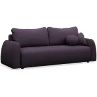 Selsey Nubelle – Sofa 3-Sitzer mit Schlaffunktion & Stauraum, Chenille, violett