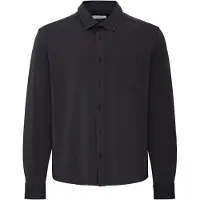 Blend Langarmhemd "Langarmhemd BHAlo", Herren, Gr. XL, N-Gr, schwarz, Obermaterial: 96% Baumwolle CO. 4% Elasthan EL., Hemden Langarmhemd