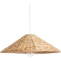 Näve Pendelleuchten - Korb-/Pendelleuchte Ø: 45cm natur, Hängelampe im Boho Style, aus Korb in natur, 124 cm hoch, Ø 45 cm, E27-Fassung