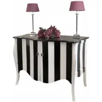 Casa Padrino Luxus Mahagoni Kommode - Schwarz / Weiß, 120 x 87 x 60 cm - Limited Edition