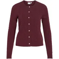 Vila Strickjacke "VIKERRY CABLE L/S KNIT CARDIGAN-NOOS" Materialmix, normal geschnitten