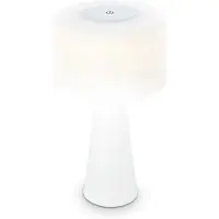 Briloner LED-Tischlampe Halo, akkubetrieben, weiß