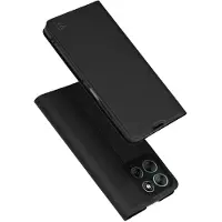 Techsuit - Magskin Book Schutzhülle für Motorola Moto G56 – schwarz
