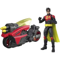 Mattel : Robin Actionfigur mit Motorrad
