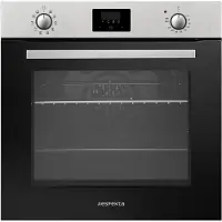 Respekta Backofen autark Einbau Edelstahl Herd Grill Heißluft Timer Ofen Jim 72L