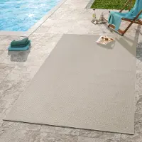 TT Home In-& Outdoorteppich Terrasse Küche Balkon Wetterbeständig Modern Unifarben Größe 120x160 cm