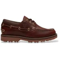 Timberland Unisex für Kinder. TB0A2A5FEM61 Nautische Lederschuhe Authentic braun (29), Wohnung, Schnürsenkel, Lässig, Kinderbekleidung