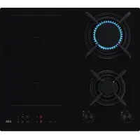AEG HDB64623NB, Schwarz, Integriert, 60 cm, Kombi, 4 Zone(n), 2 Zone(n)