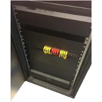 EFB Elektronik OFF-1866TS.V1RW-AK Netzwerkschrank OFFICE 18HE, 600x600 mm, RAL9005, akustisch gedämmt OFF1866TSV1RWAK