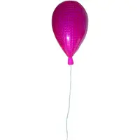 Näve LED Dekoballon aus Kunststoff in Pink, mit integrierter LED