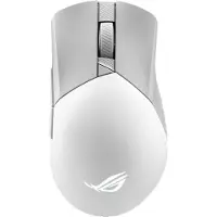 Asus ROG Gladius III Wireless Aimpoint White, rechts, Optisch, RF Wireless + Bluetooth + USB Type-A, 36000 DPI, Weiß