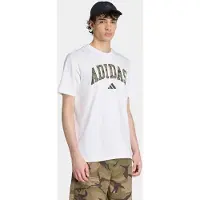 Adidas T-Shirt "CAMO SCRIPT GRAPHIC" für Erwachsene, sportlicher Stil, ohne Verschluss, Basic-Design