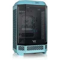 Thermaltake 300 Turquoise, Micro Tower, PC, Türkis, micro ATX, Mini-ATX, SPCC, Heimbüro