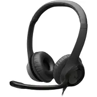 Logitech Kopfhörer "H390 USB", schwarz, B:7cm H:19,3cm T:17,3cm, Kopfhörer, Kopfhörer