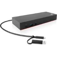 Lenovo 40AF0135EU, Kabelgebunden, 10,100,1000 Mbit/s, Schwarz, 4K Ultra HD, 3840 x 2160 Pixel,