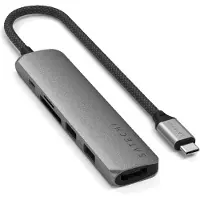 Satechi ST-P6SM, USB Typ-C, HDMI, RJ-45, USB 2.0 Type-A, USB 3.2 Gen 2 (3.1 Gen 2) Type-A, USB Typ-C, MicroSD (TransFlash), SD, 10000 Mbit/s, 60 Hz, 4096 x 2160