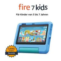 Amazon Fire 7 Kids Tablet - 17,8 cm (7 Zoll) - 2 GB Speicher - 16 GB SSD - Blau - Biszu 1 TB microSD Unterstützt - 10 Stunden Maximale Akkulaufzeit