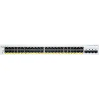 Cisco CBS220-48P-4G-EU, Managed, L2, Gigabit Ethernet (10/100/1000), Power over Ethernet (PoE), Rack-Einbau