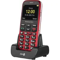 Doro Primo 368, Balken, Single SIM, 5,84 cm (2.3"), 3 MP, 1000 mAh, Schwarz, Rot