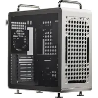 Cooler Master QUBE 540, Midi Tower, PC, Silber, ITX, micro ATX, ATX, EATX, Stahl, Gehärtetes Glas, 17,2 cm