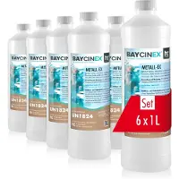 Höfer Chemie 6x1 L BAYCINEX Metall-Ex für Pools gegen Kalk- und Metallablagerungen