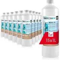 Höfer Chemie 15x1 L BAYCINEX Metall-Ex für Pools gegen Kalk- und Metallablagerungen