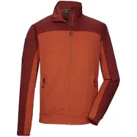 Killtec Powerstretchjacke für Herren mit verschliebaren Taschen, Größe:XXL, Farbe:Orange