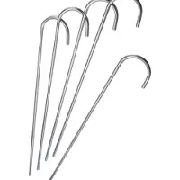 Westfalia XXL Bodenanker aus Metall, 75 cm lang, 8 mm Durchmesser, rostgeschützt