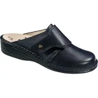 Finn Comfort Aussee Damen Clog schwarz Glattleder - Größe: 43