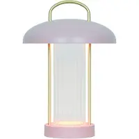Nordlux LED-Akku-Tischleuchte Mirano, staubrosa, Höhe 29 cm, Metall