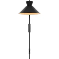Nordlux Schlanke Wandleuchte Dial schwarz