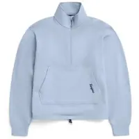 Bergans Midtli Midlayer Cropped Half Zip Women cool blue (24420) XS