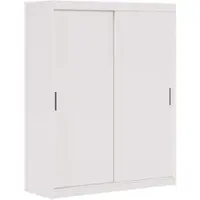 Masseno Schiebetürenschrank TELA 180/205/60cm 2-türig Weiß