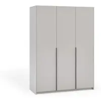 Masseno Drehtürenschrank AMARA 148/204/58cm 3-türig Kaschmir